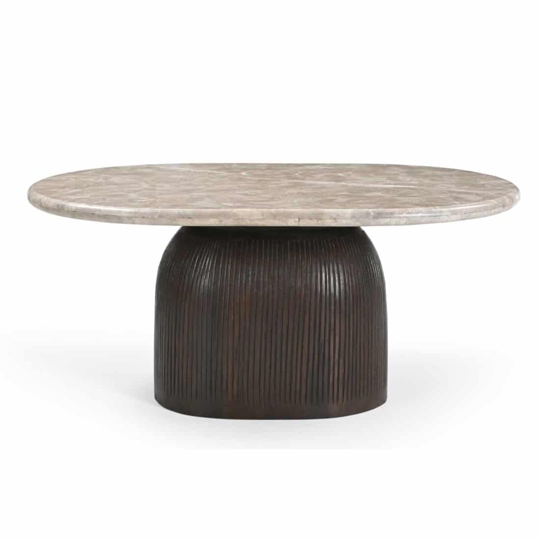 Starfurn Salontafel Noel Bruin Marmer 90 Cm