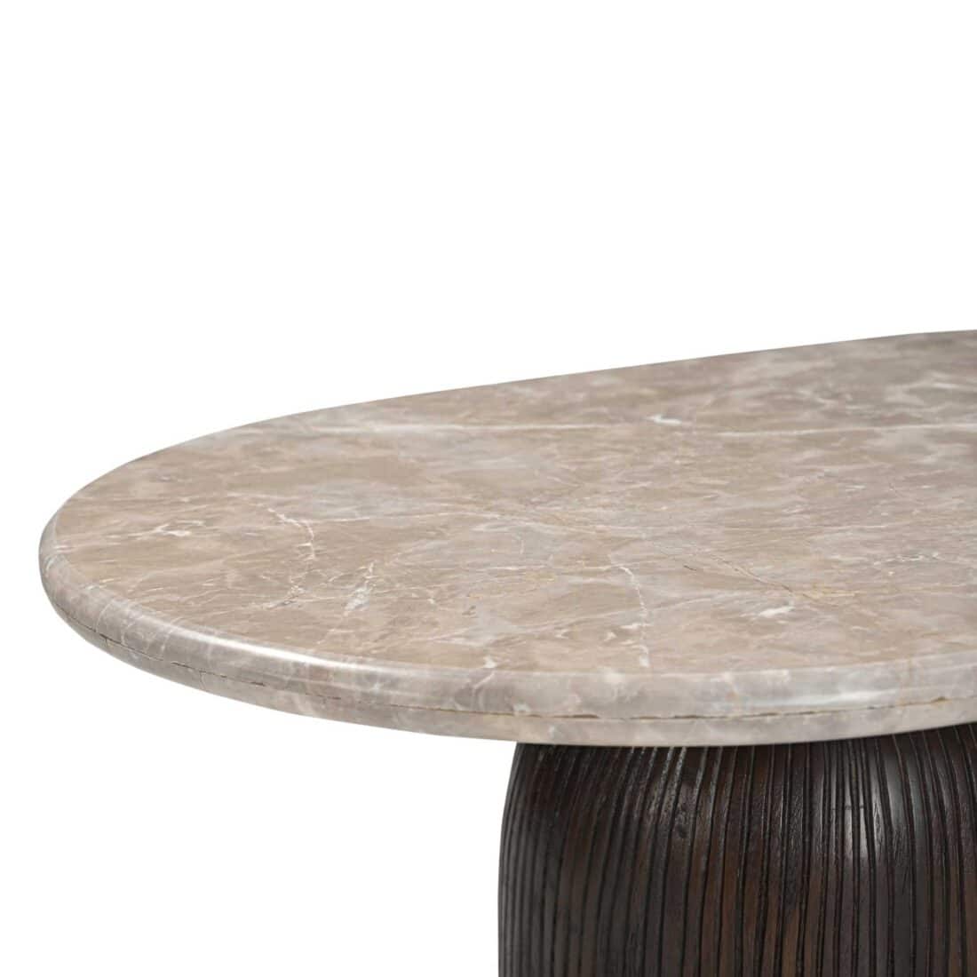 Starfurn Salontafel Noel Bruin Marmer 90 Cm