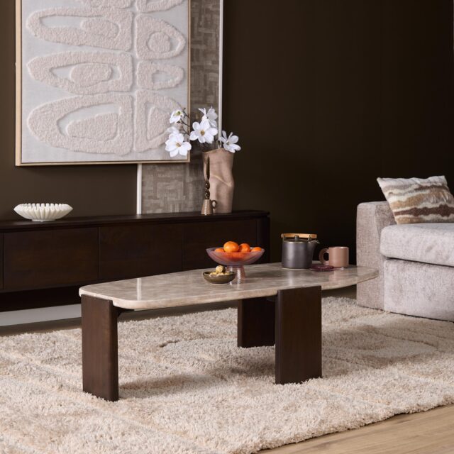 Starfurn Salontafel Silva Bruin Marmer 130 cm