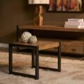 Starfurn Bijzettafel Britt Naturel Mangohout 60 cm