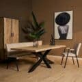 Starfurn Boomstamtafel Dakota Naturel Mangohout 160 cm