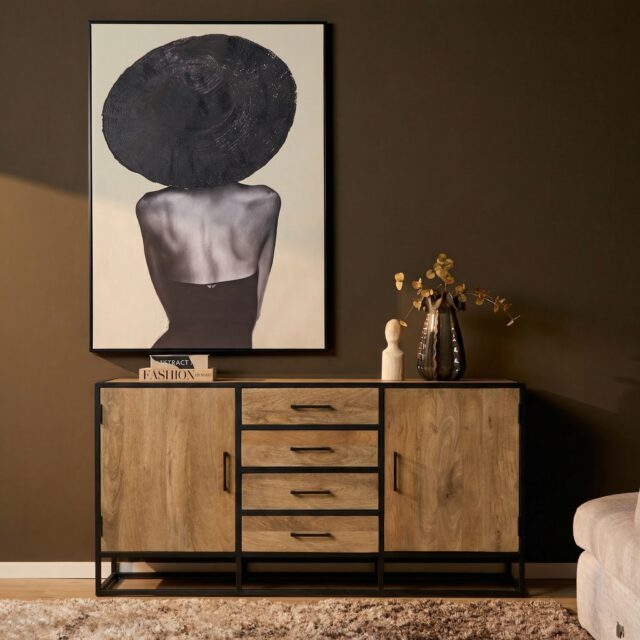 Starfurn Dressoir Dakota Naturel Mangohout 165 cm