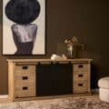 Starfurn Dressoir Fresno Naturel Mangohout 200 cm