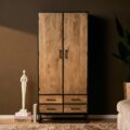 Starfurn Kabinet Dakota Naturel Mangohout 90 cm