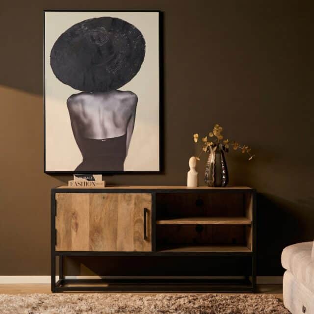 Starfurn Tv meubel Dakota Naturel Mangohout 100 cm