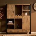 Starfurn Vakkenkast Britt Naturel Mangohout 150 cm