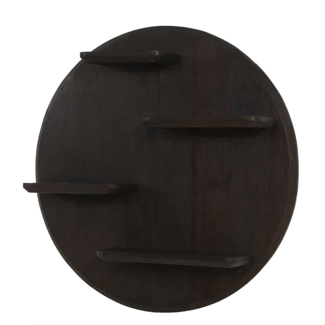 Starfurn wandrek Lena 75 cm rond bruin mangohout