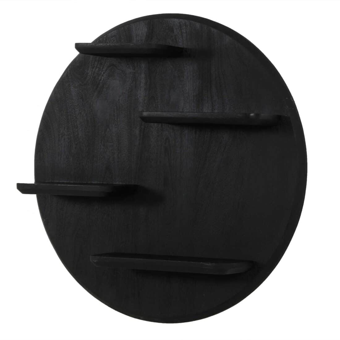 Starfurn Wandrek Lena 75 Cm Rond Zwart Mangohout
