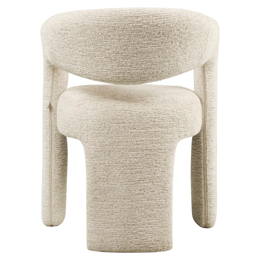 achterkant Richmond Interiors eetkamerstoel Soho met arm natural linear