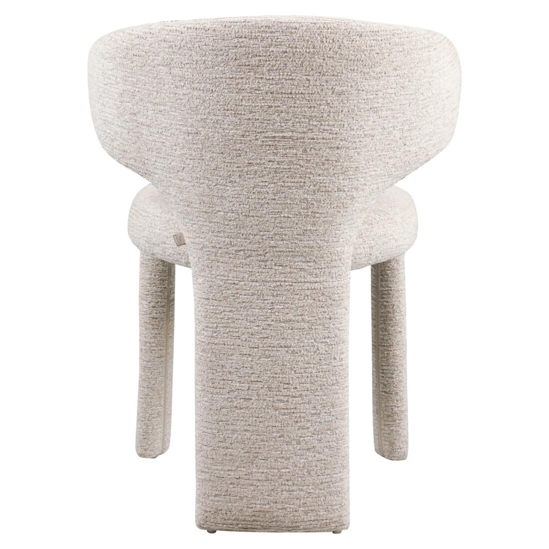 achterkant Richmond Interiors eetkamerstoel Viola met arm natural linear