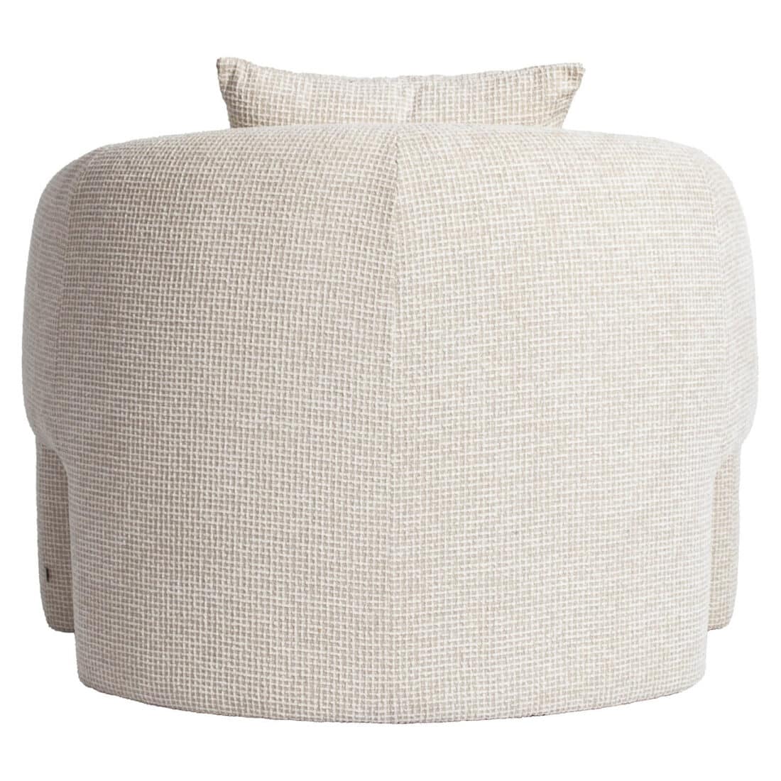 achterkant Richmond Interiors fauteuil Tuscany beige blockweave