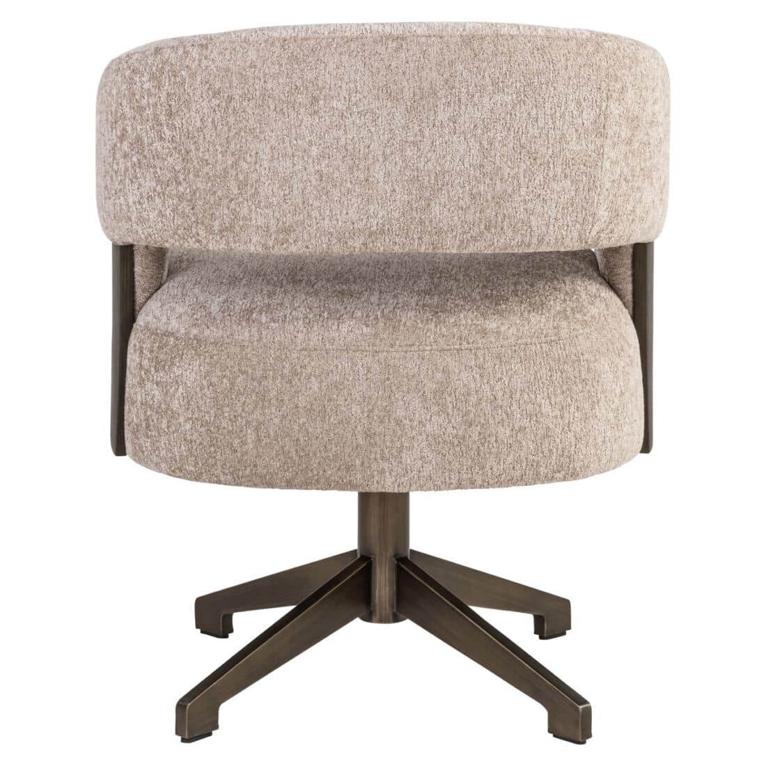 Richmond Interiors Eetkamerstoel Pollux Draaibaar Met Arm Sand