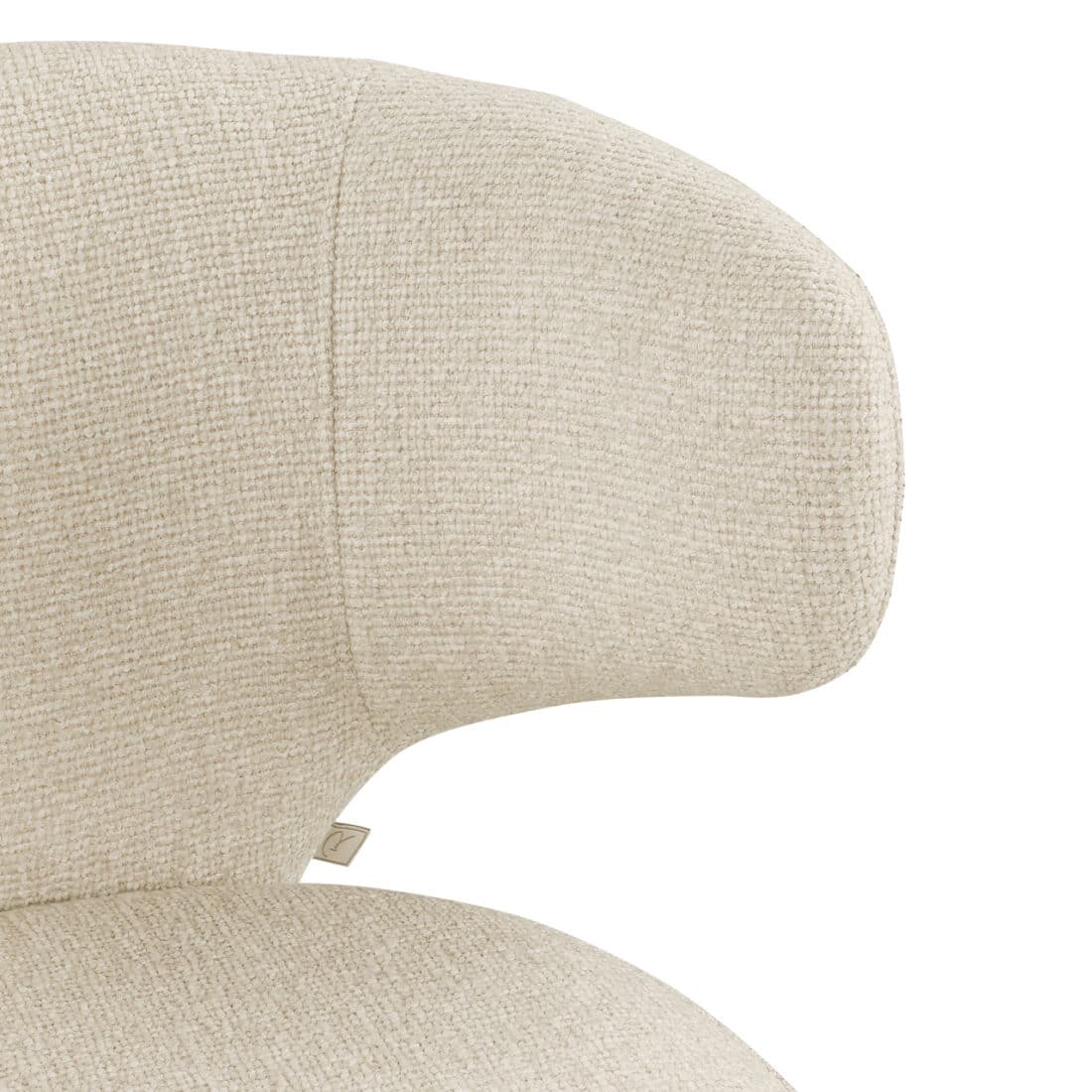 detailfoto Richmond Interiors barstoel Viola met arm biscotti