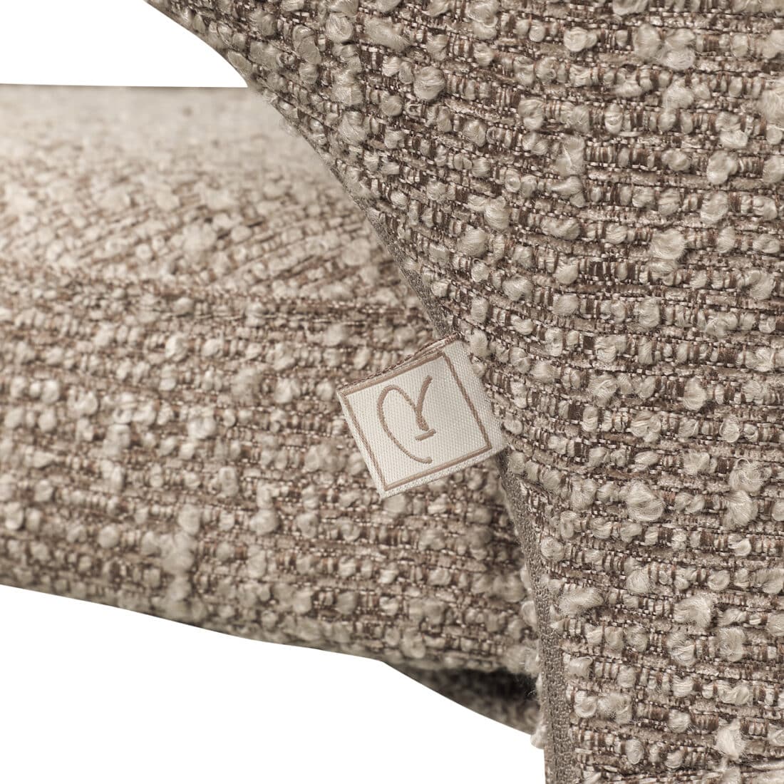 detailfoto Richmond Interiors barstoel Viola met arm mocca