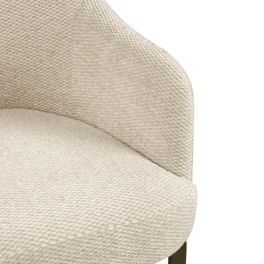 detailfoto Richmond Interiors eetkamerstoel Hadley natural boldweave