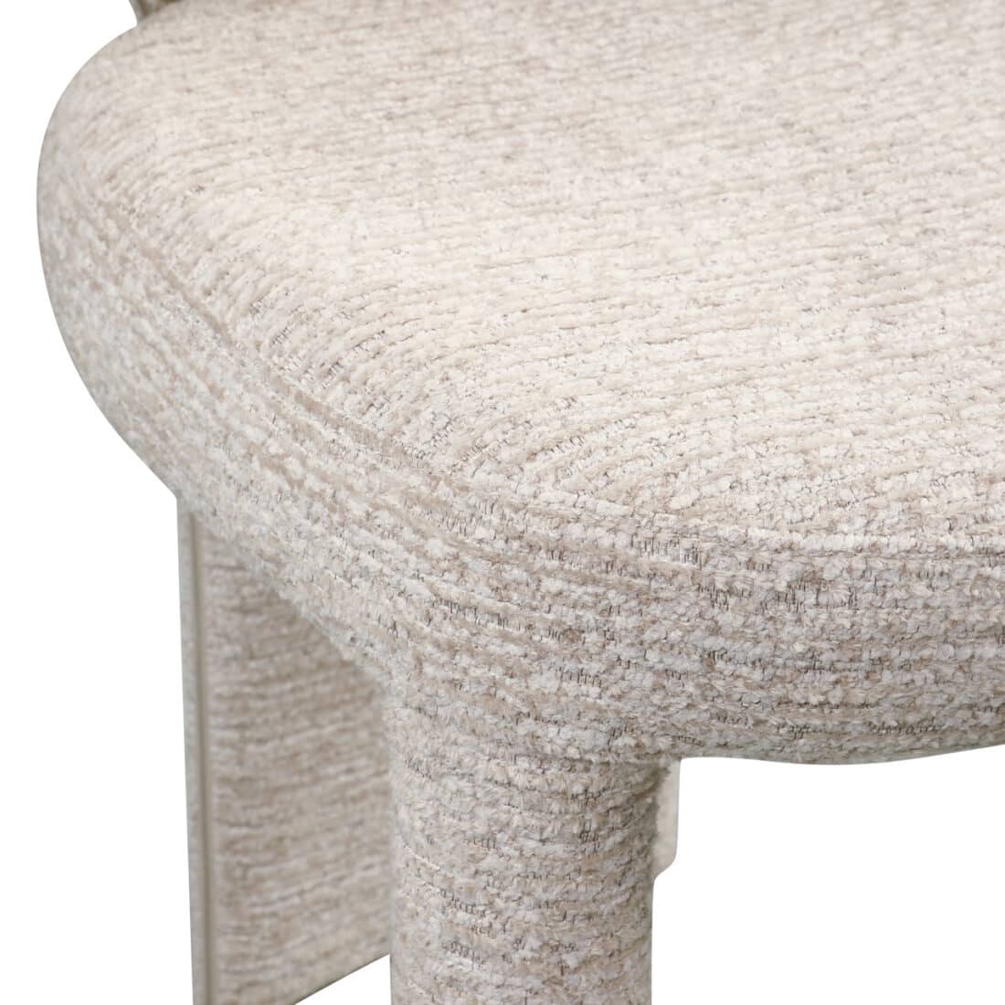 detailfoto Richmond Interiors eetkamerstoel Viola met arm natural linear