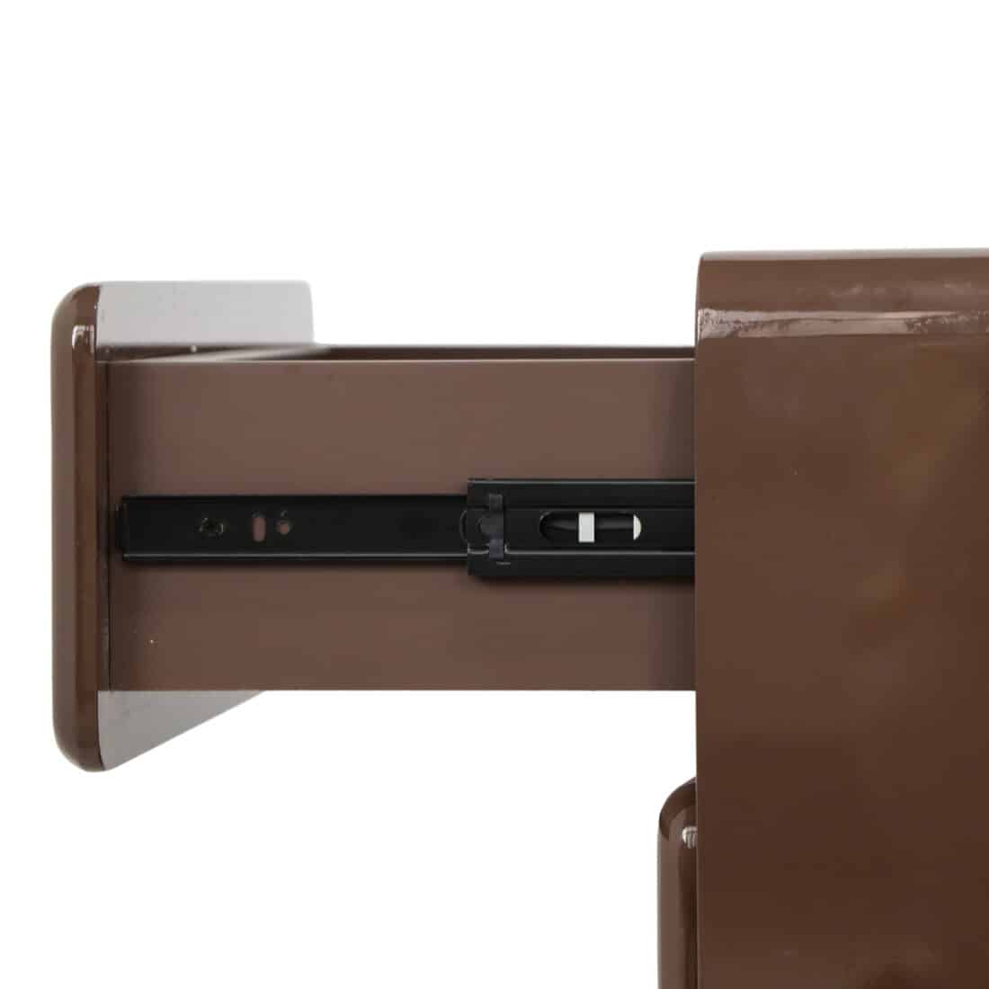 detailfoto Richmond Interiors nachtkastje Demy bruin 56,5x42,5x60 cm hout