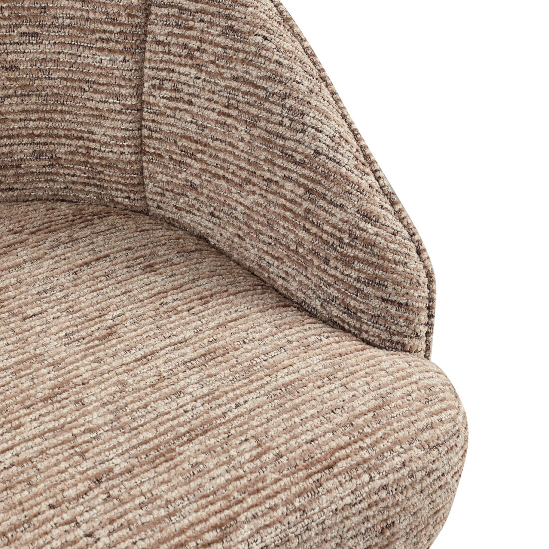 Richmond Interiors Eetkamerstoel Beverly Draaibaar Met Arm Mocca