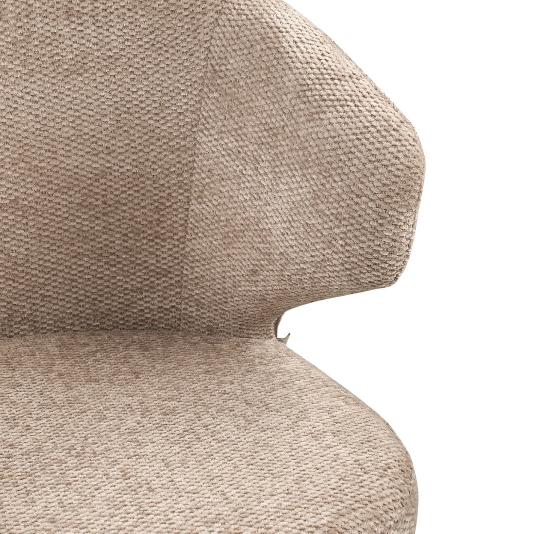 detailfoto Richmond interiors eetkamerstoel Zenith draaibaar mocca