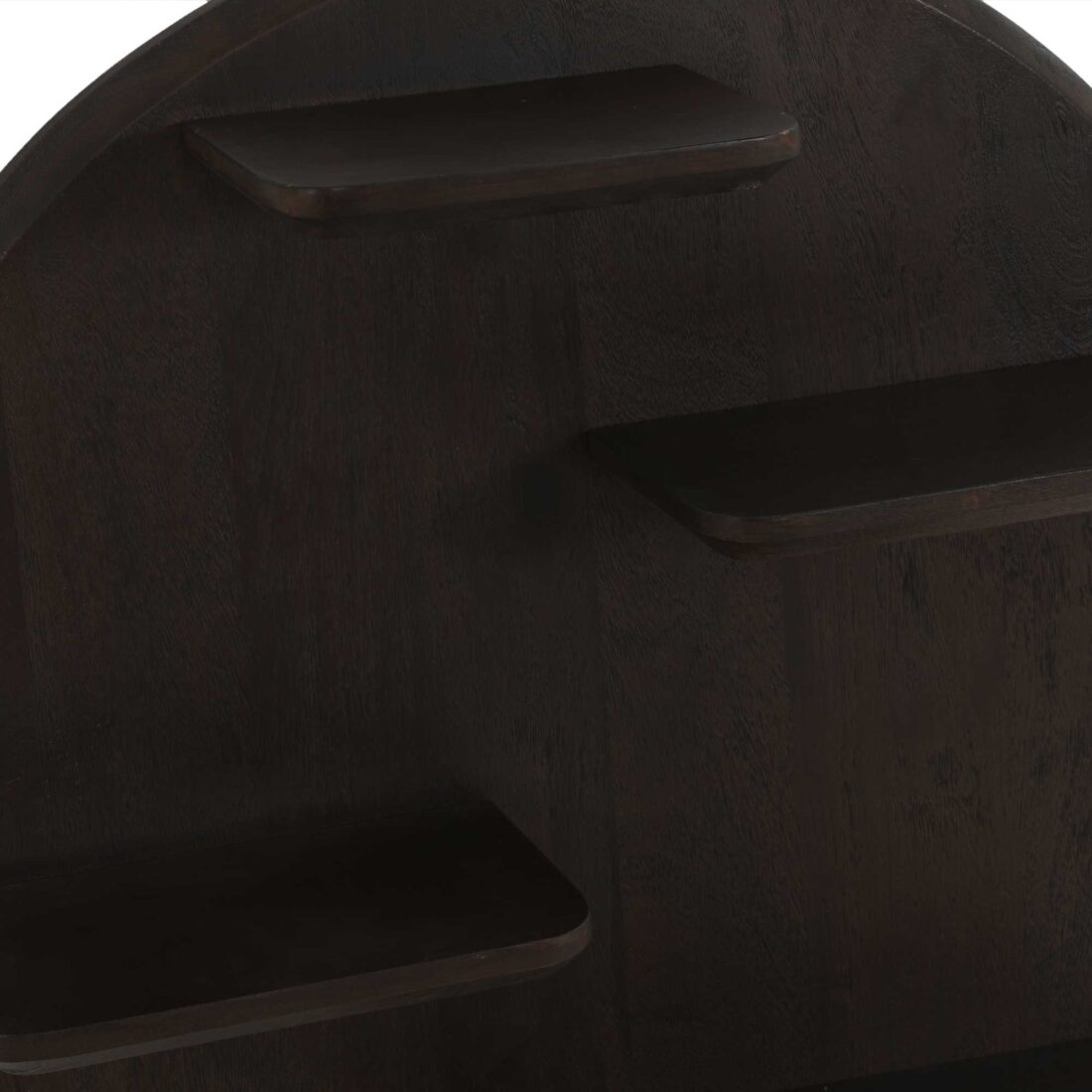 detailfoto Starfurn wandrek Lena 75 cm rond bruin mangohout