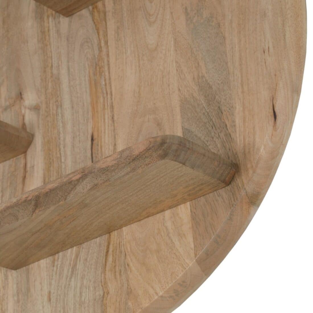 detailfoto Starfurn wandrek Lena 75 cm rond naturel mangohout