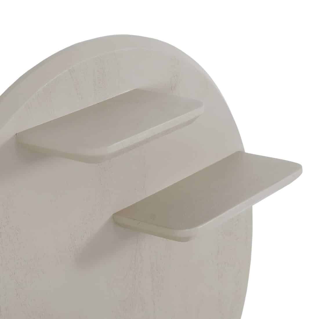 detailfoto Starfurn wandrek Lena 75 cm rond zand mangohout