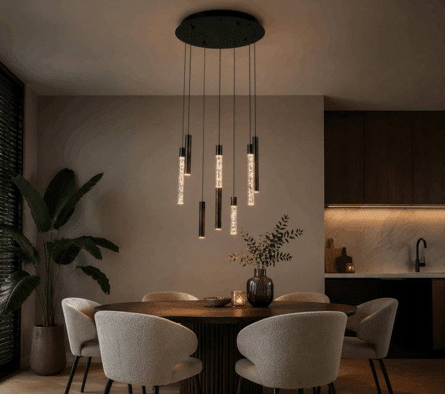 Richmond Interiors Hanglamp Oxley Brons Klein
