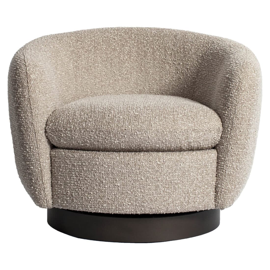 voorkant Richmond Interiors draaifauteuil Colmar met arm natural