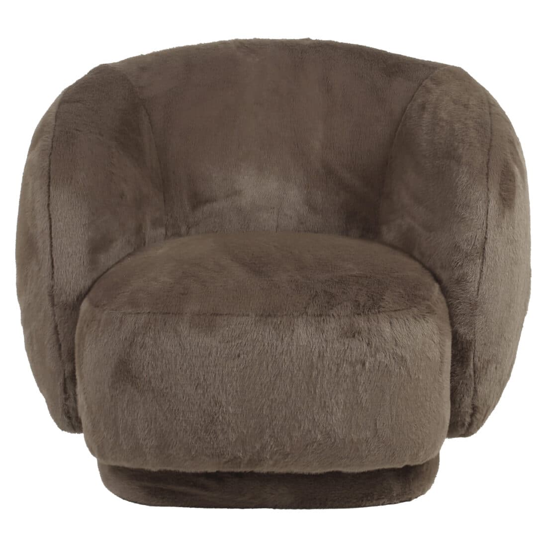 Richmond Interiors Draaifauteuil Negreslo Met Arm Bruin Fluffy