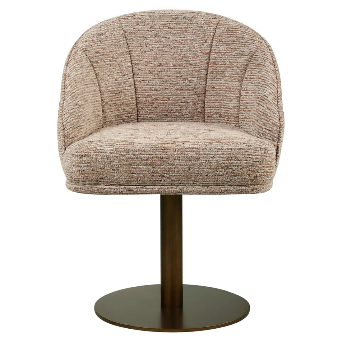 Richmond Interiors Eetkamerstoel Beverly Draaibaar Met Arm Mocca