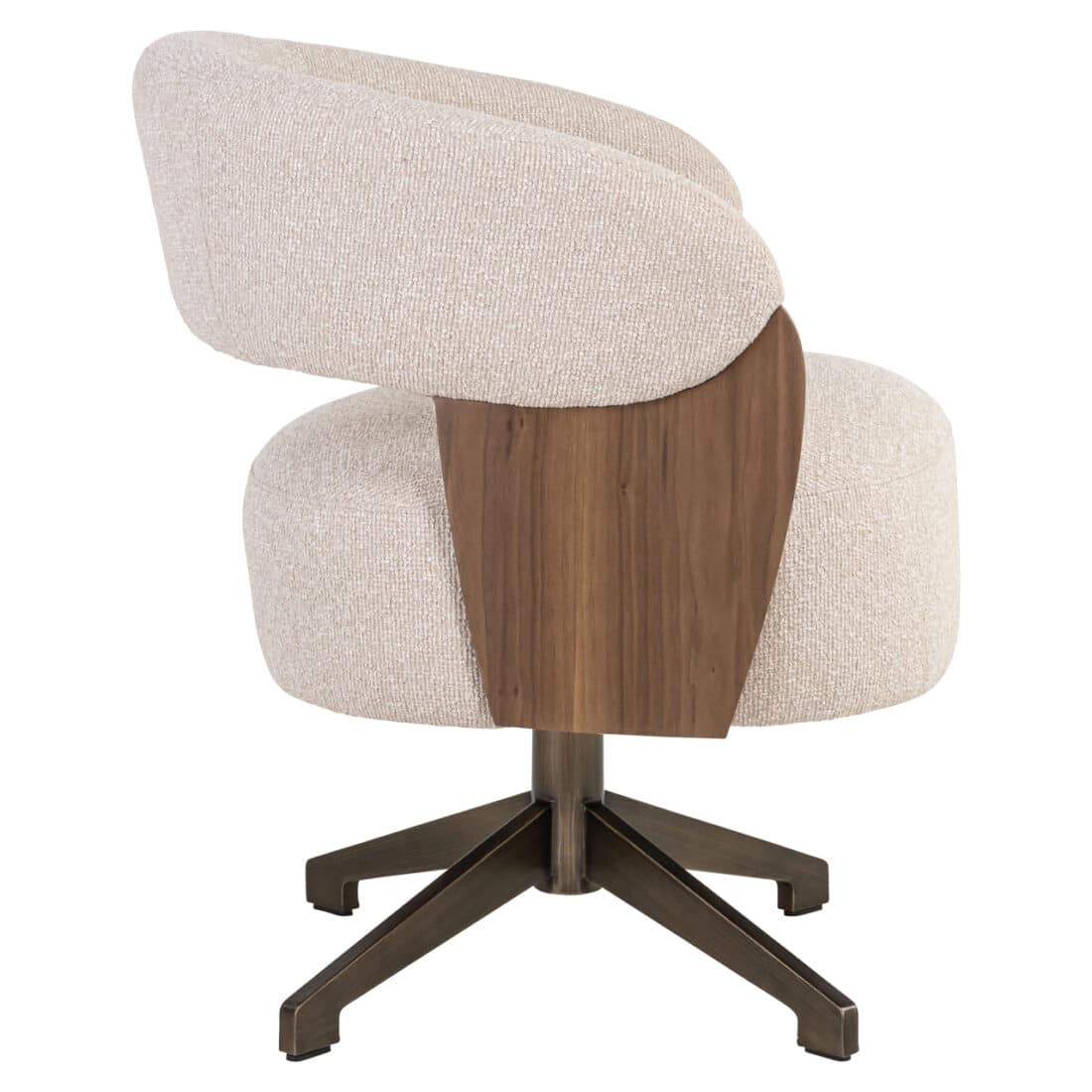 Richmond Interiors Eetkamerstoel Pollux Draaibaar Met Arm Desert