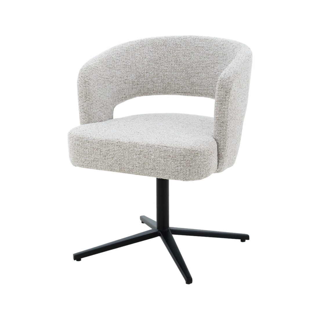 Livingfurn Eetkamerstoel Isabel Draaibaar Beige Livingfurn Eetkamerstoel Isabel Draaibaar Beige