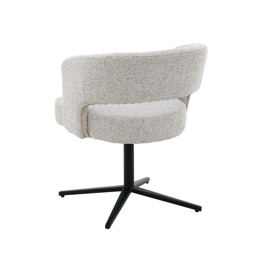Livingfurn Eetkamerstoel Isabel Draaibaar Beige Livingfurn Eetkamerstoel Isabel Draaibaar Beige