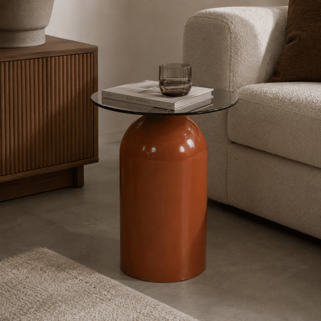 By Boo Bijzettafel Irona Caramel 39 5 215 39 5 215 52 Cm Glas By Boo Bijzettafel Irona Caramel 39 5 215 39 5 215 52 Cm Glas