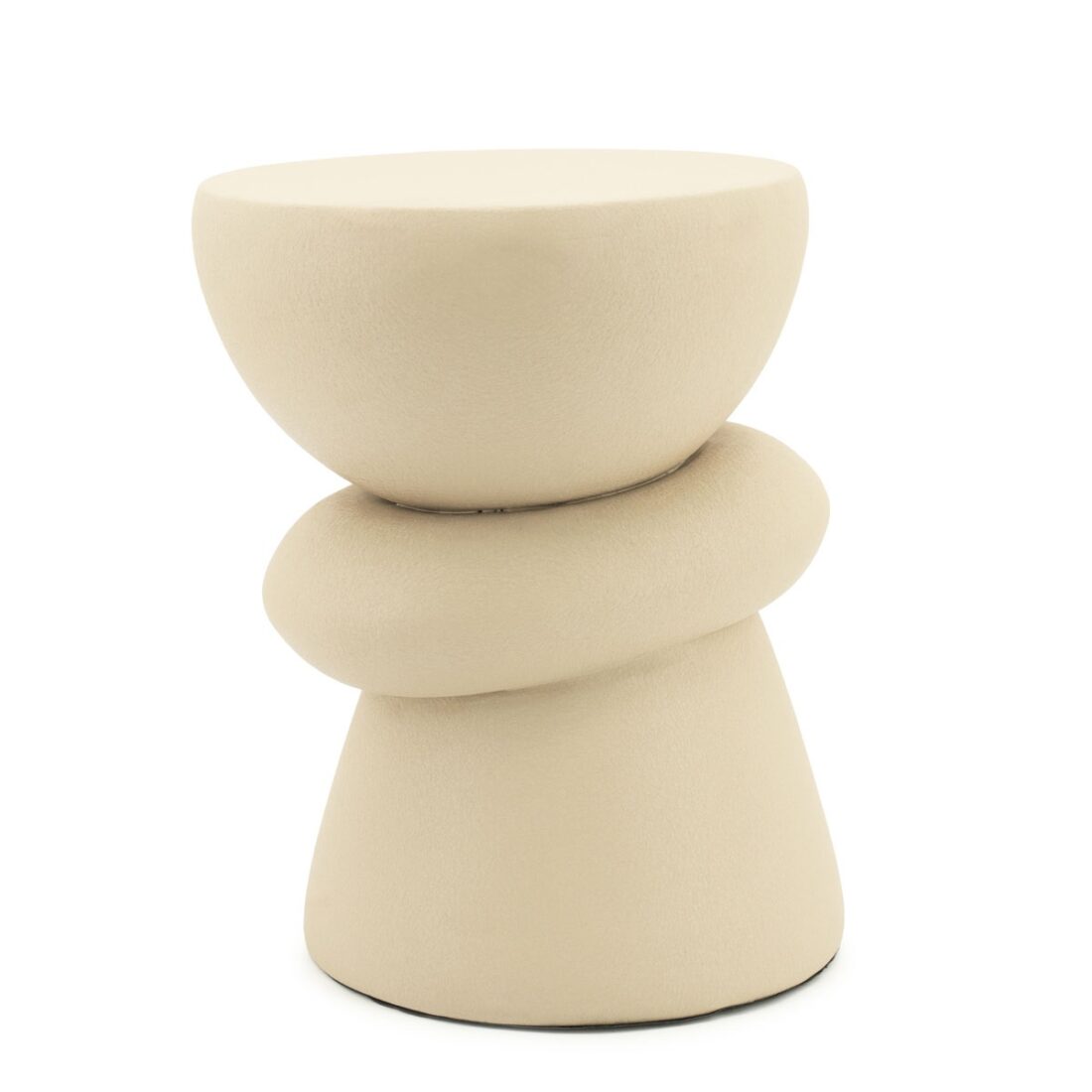 By Boo Bijzettafel Kerun Beige 35x35x47 Metaal
