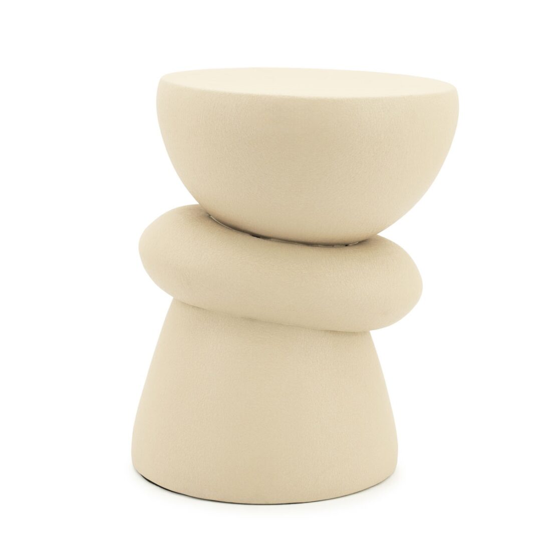 By Boo Bijzettafel Kerun Beige 35x35x47 Metaal