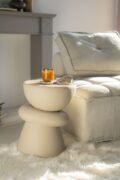 By-Boo bijzettafel Kerun beige 35x35x47 metaal