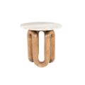 By-Boo bijzettafel LoopStone 52x52x51 cm marmer