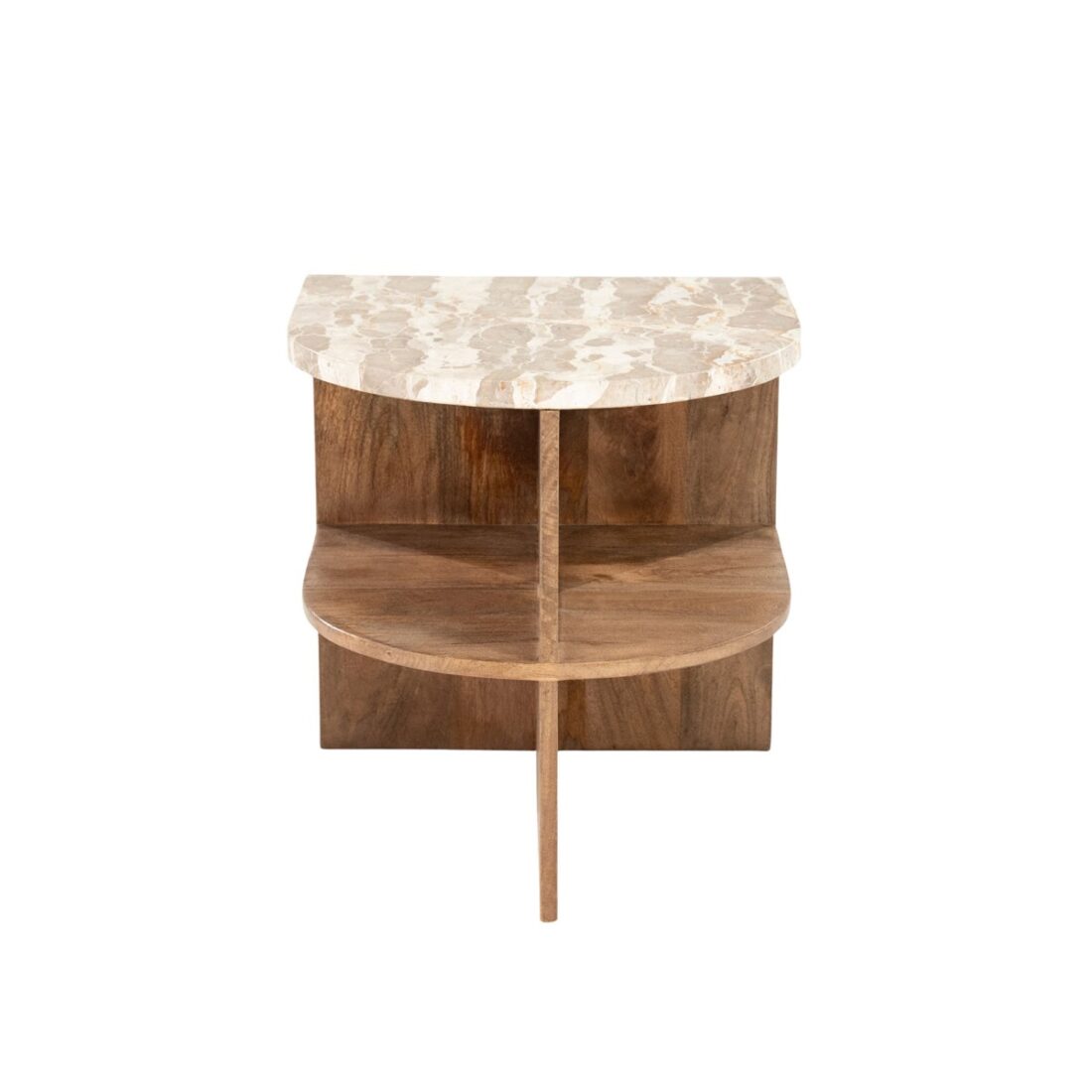 By Boo Bijzettafel Marbelon 44x44x46 Cm Marmer By Boo Bijzettafel Marbelon 44x44x46 Cm Marmer