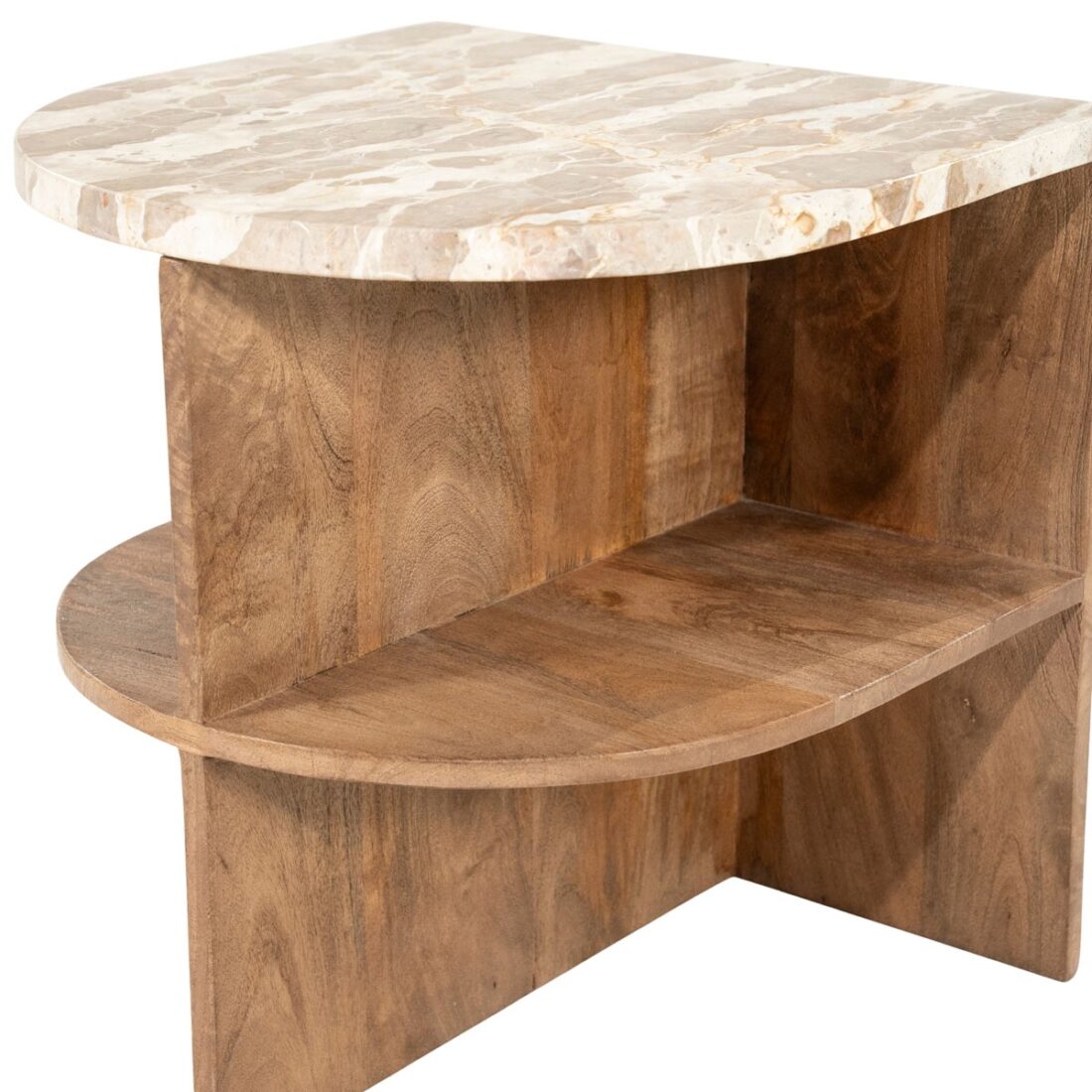 By Boo Bijzettafel Marbelon 44x44x46 Cm Marmer By Boo Bijzettafel Marbelon 44x44x46 Cm Marmer