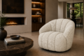 By-Boo draaifauteuil Sogno met arm beige