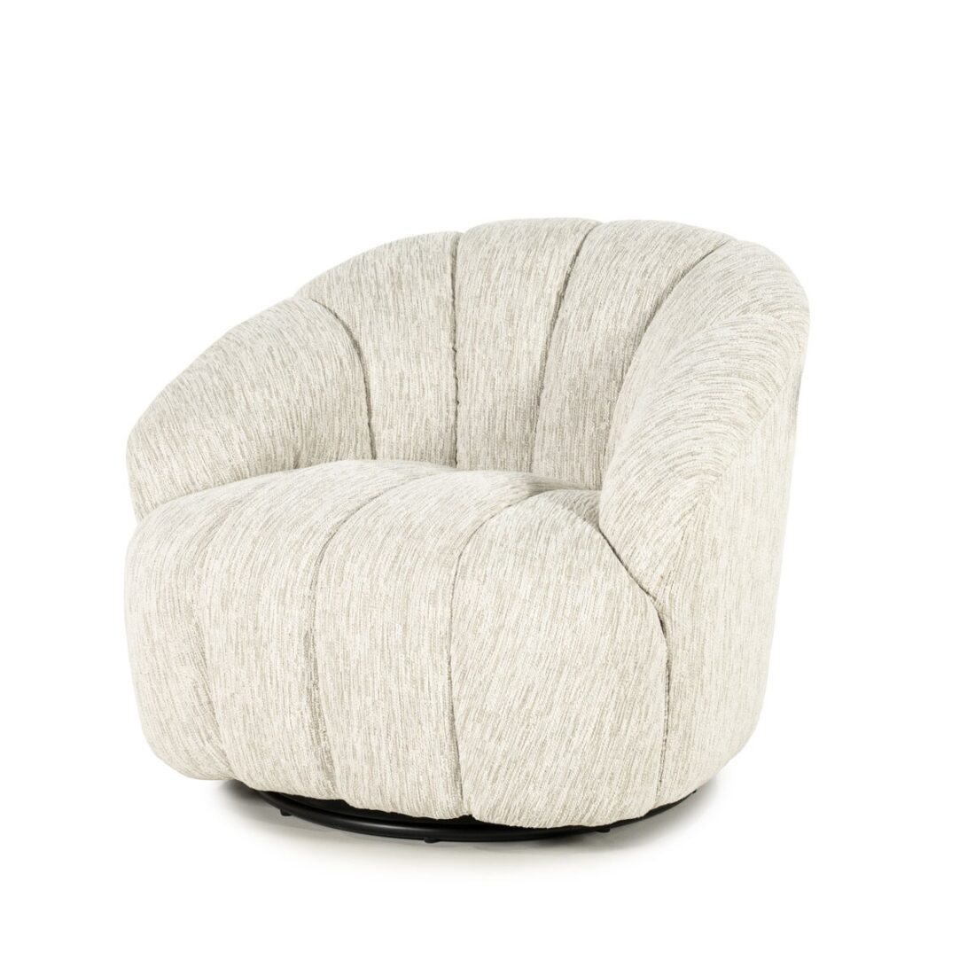 By-Boo draaifauteuil Sogno met arm beige