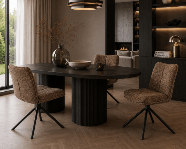 By Boo Eetkamerstoel Ferre Burgundy