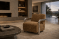 By-Boo fauteuil Chromette met arm bruin