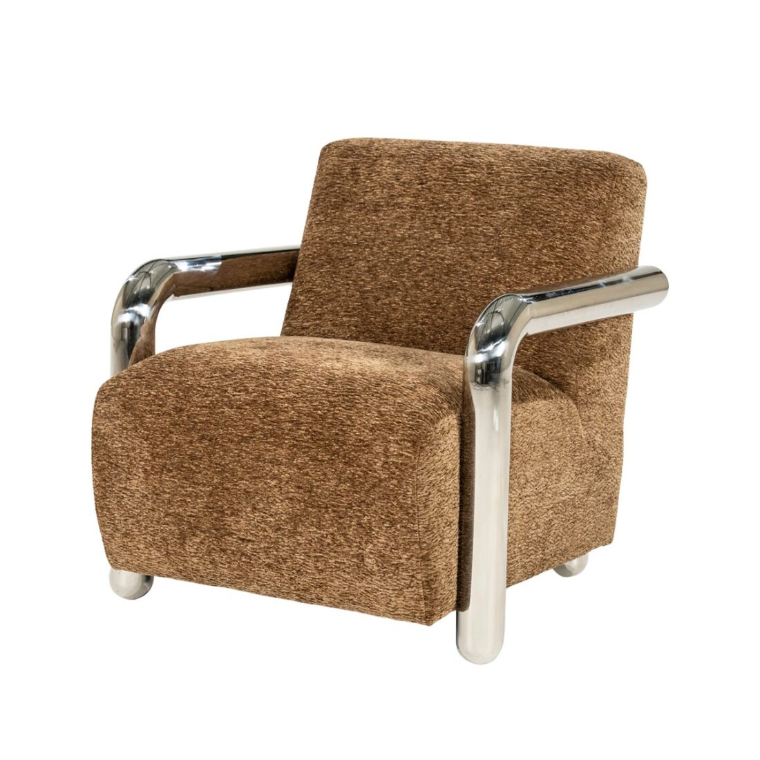 By-Boo fauteuil Chromette met arm bruin By-Boo fauteuil Chromette met arm bruin