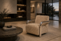 By-Boo fauteuil Chromette met arm taupe
