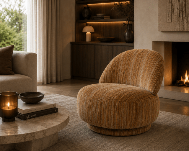 By Boo Fauteuil Fineline Mustard