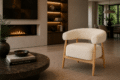 By-Boo fauteuil Mysa met arm beige