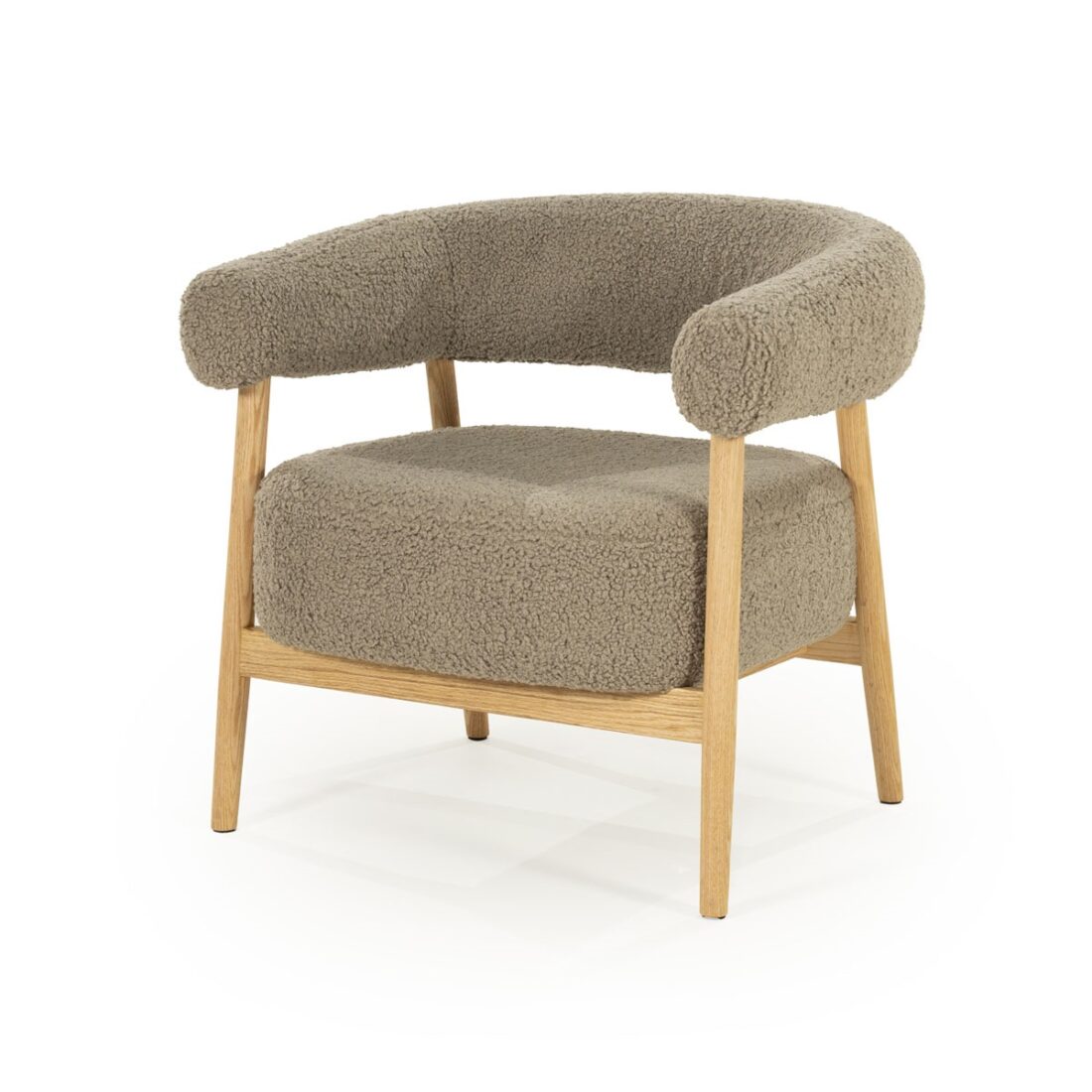 By-Boo fauteuil Mysa met arm taupe