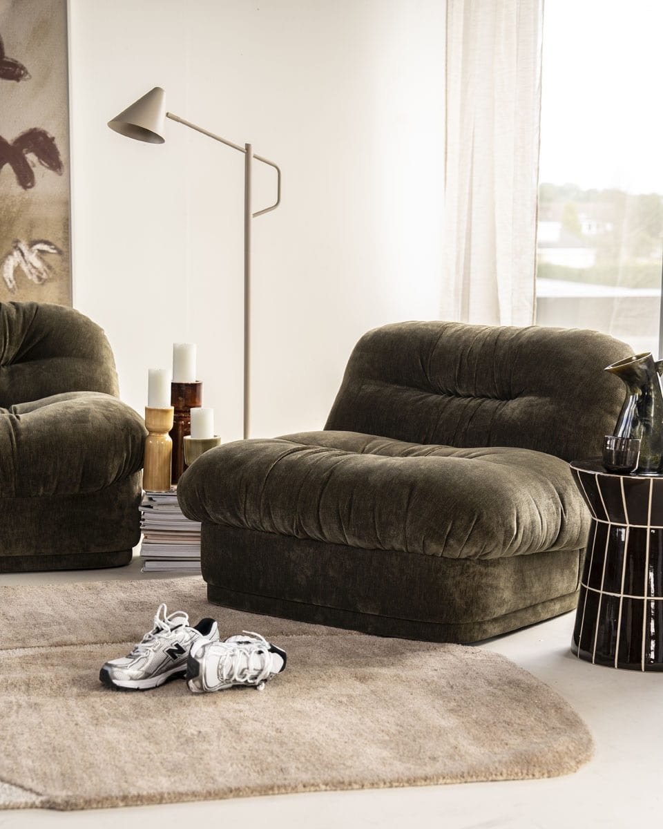 By-Boo fauteuil Nook groen